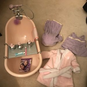 COPY - American girl sized bath and accessories